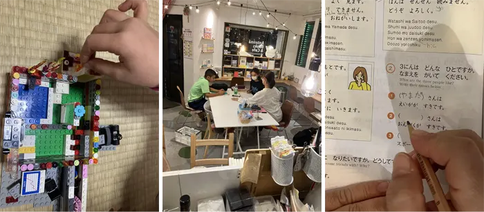クルド日本語教室で活動する子供たちの様子